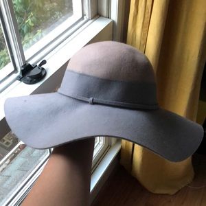 100% Wool Two Toned Floppy Hat